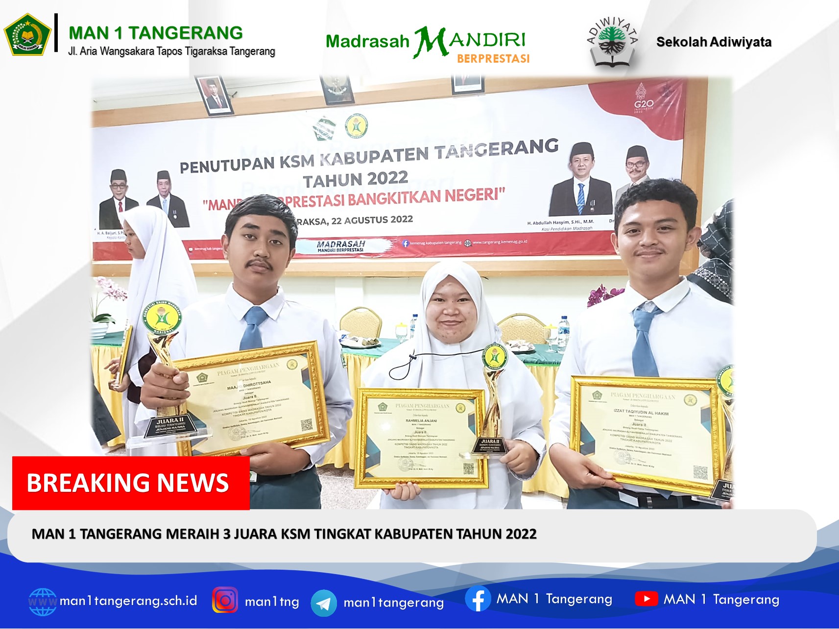 juara Kompetisi Sains Madrasah (KSM)